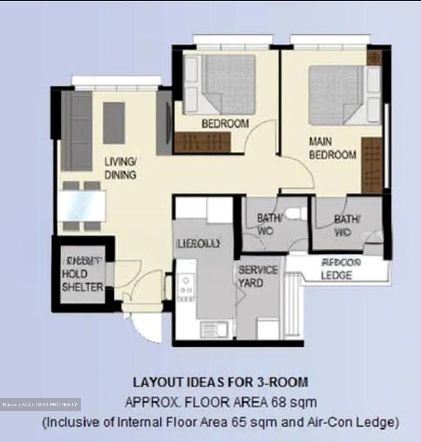 Blk 224B Matilda Edge (Punggol), HDB 3 Rooms #631980671